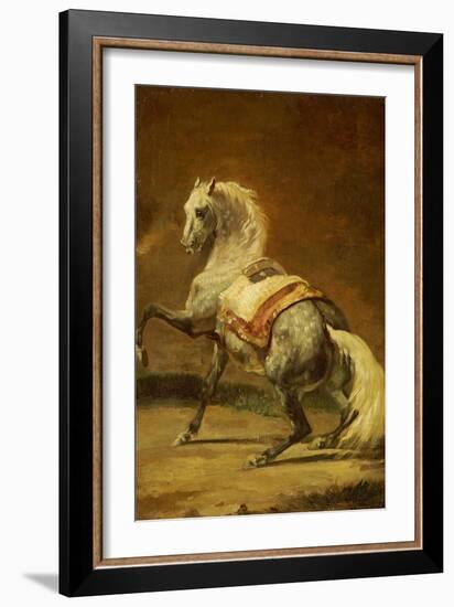 Dappled Grey Horse-Théodore Géricault-Framed Giclee Print