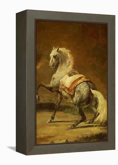 Dappled Grey Horse-Théodore Géricault-Framed Premier Image Canvas