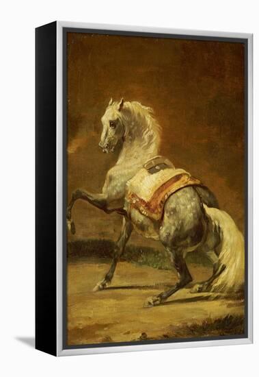 Dappled Grey Horse-Théodore Géricault-Framed Premier Image Canvas