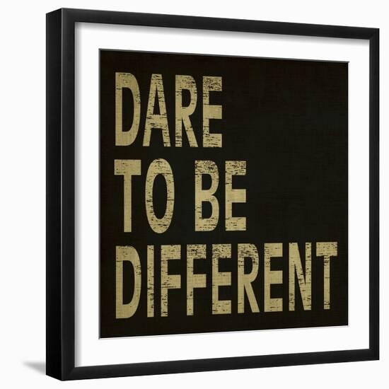 Dare to Be Different-N. Harbick-Framed Art Print