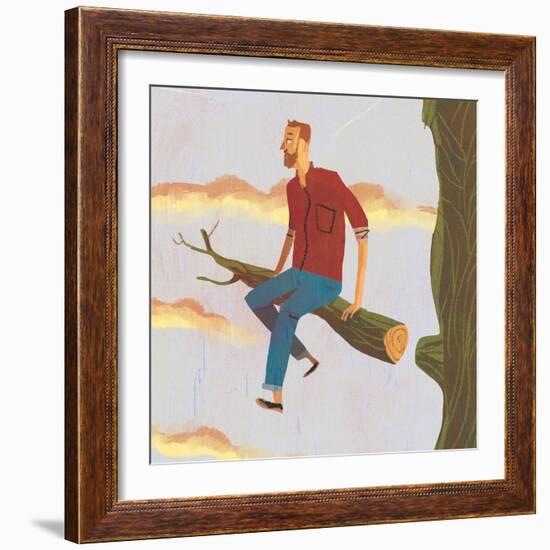 Dare-A Richard Allen-Framed Giclee Print