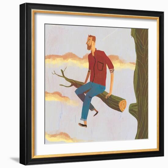 Dare-A Richard Allen-Framed Giclee Print