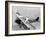 Daredevils Playing Tennis on a Biplane-null-Framed Photographic Print