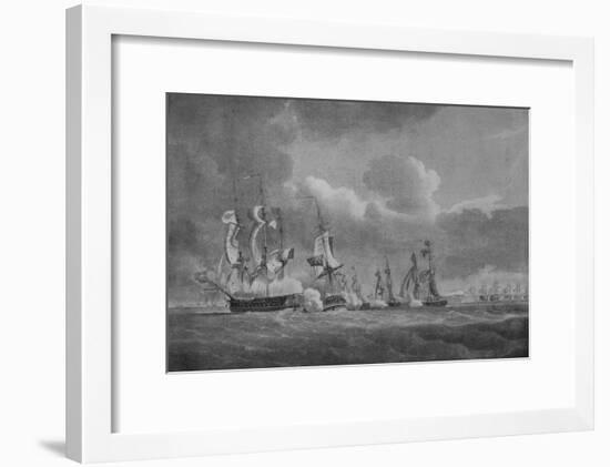 'Daring Action of Lord Cochrane', c1807-Nicholas Pocock-Framed Giclee Print