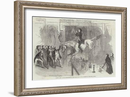 Daring Leap in the Dining-Room of the White Hart Hotel, Aylesbury-null-Framed Giclee Print