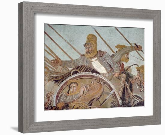 Darius Iii, from 'The Alexander Mosaic'-Roman-Framed Giclee Print
