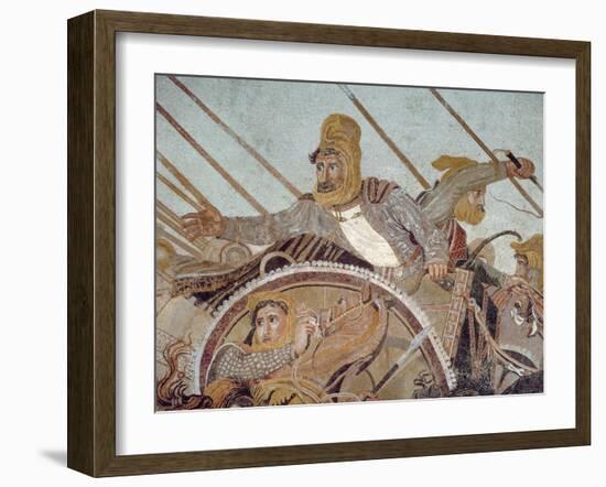 Darius Iii, from 'The Alexander Mosaic'-Roman-Framed Giclee Print