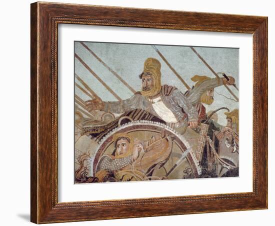 Darius Iii, from 'The Alexander Mosaic'-Roman-Framed Giclee Print