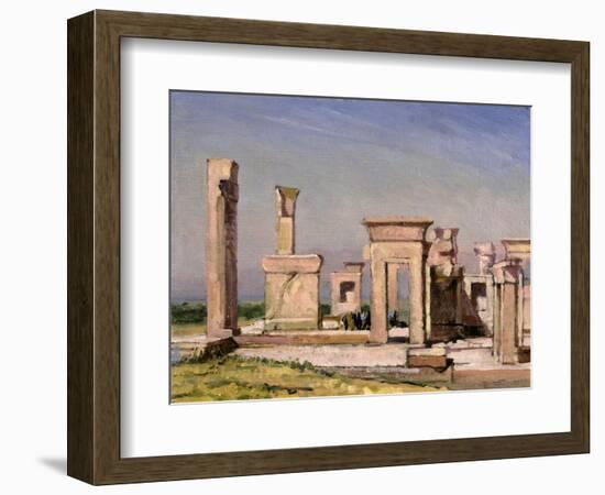 Darius' Palace, Persepolis-Bob Brown-Framed Giclee Print