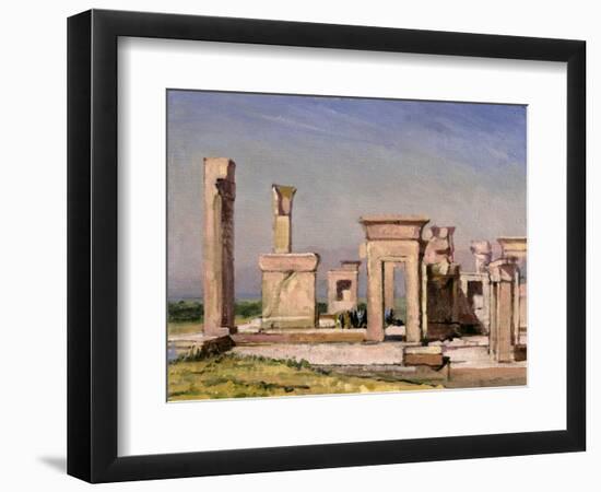 Darius' Palace, Persepolis-Bob Brown-Framed Giclee Print