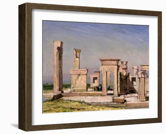 Darius' Palace, Persepolis-Bob Brown-Framed Giclee Print