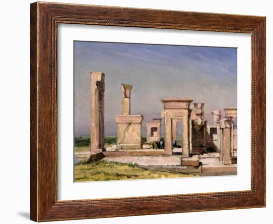 Darius' Palace, Persepolis-Bob Brown-Framed Giclee Print