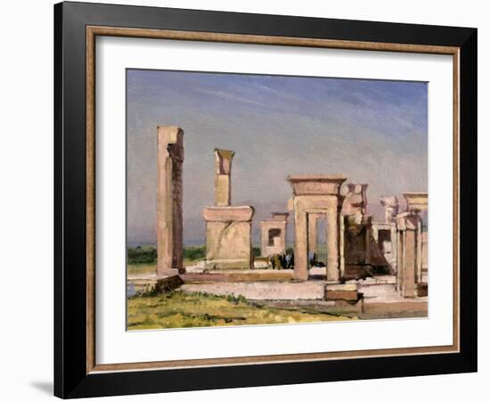 Darius' Palace, Persepolis-Bob Brown-Framed Giclee Print