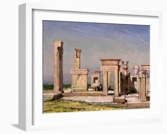 Darius' Palace, Persepolis-Bob Brown-Framed Giclee Print