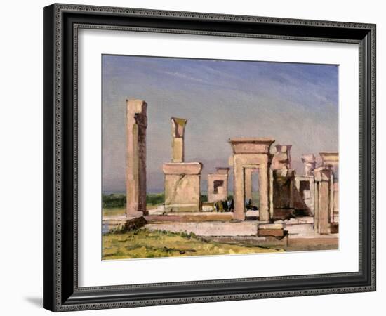 Darius' Palace, Persepolis-Bob Brown-Framed Giclee Print