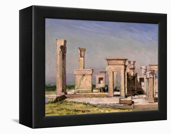 Darius' Palace, Persepolis-Bob Brown-Framed Premier Image Canvas