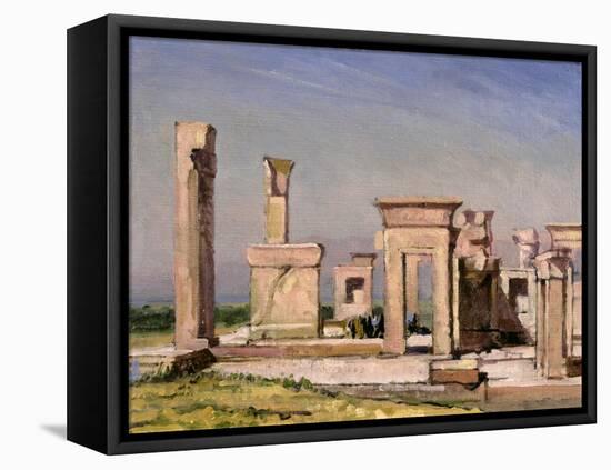 Darius' Palace, Persepolis-Bob Brown-Framed Premier Image Canvas