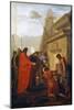 Darius the Great Opening the Tomb of Nitocris, 17th Century-Eustache Le Sueur-Mounted Giclee Print