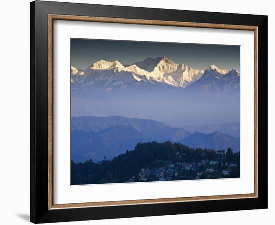 Darjeeling and Kanchenjunga, West Bengal, India-Jane Sweeney-Framed Photographic Print