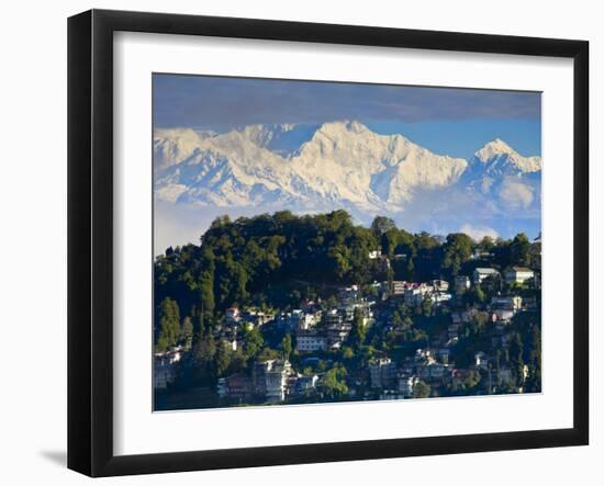 Darjeeling and Kanchenjunga, West Bengal, India-Jane Sweeney-Framed Photographic Print