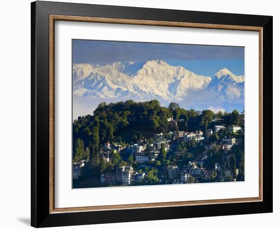 Darjeeling and Kanchenjunga, West Bengal, India-Jane Sweeney-Framed Photographic Print