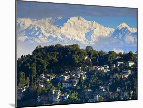 Darjeeling and Kanchenjunga, West Bengal, India-Jane Sweeney-Mounted Photographic Print