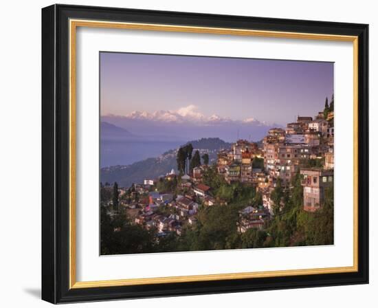 Darjeeling and Kanchenjunga, West Bengal, India-Jane Sweeney-Framed Photographic Print