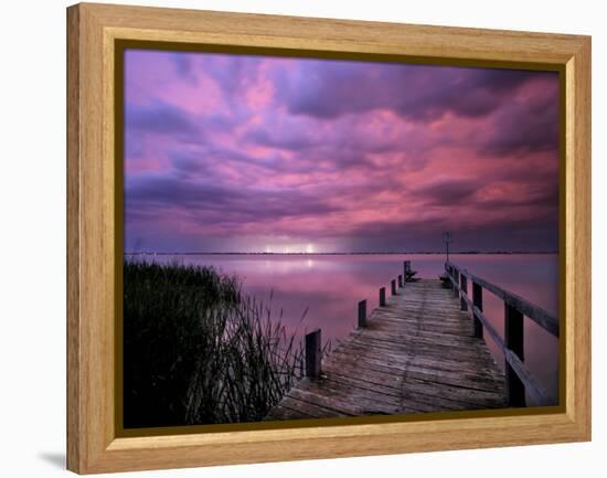 Dark and Stormy-Wayne Bradbury-Framed Premier Image Canvas