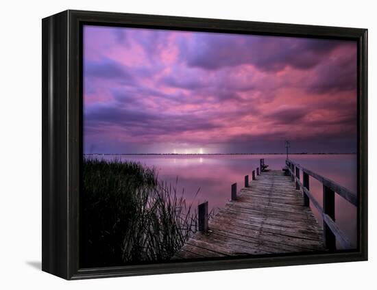 Dark and Stormy-Wayne Bradbury-Framed Premier Image Canvas