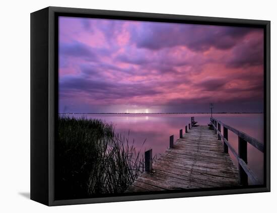 Dark and Stormy-Wayne Bradbury-Framed Premier Image Canvas