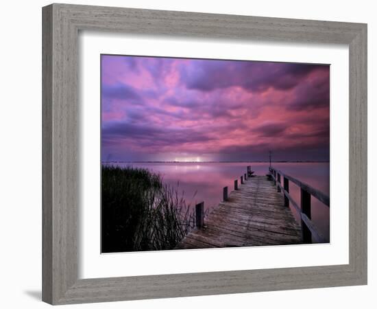 Dark and Stormy-Wayne Bradbury-Framed Photographic Print