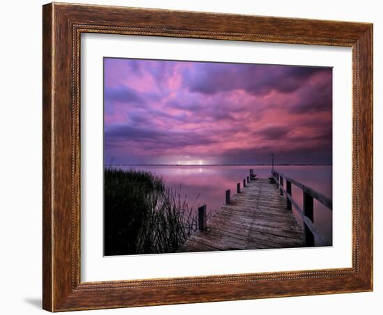 Dark and Stormy-Wayne Bradbury-Framed Photographic Print