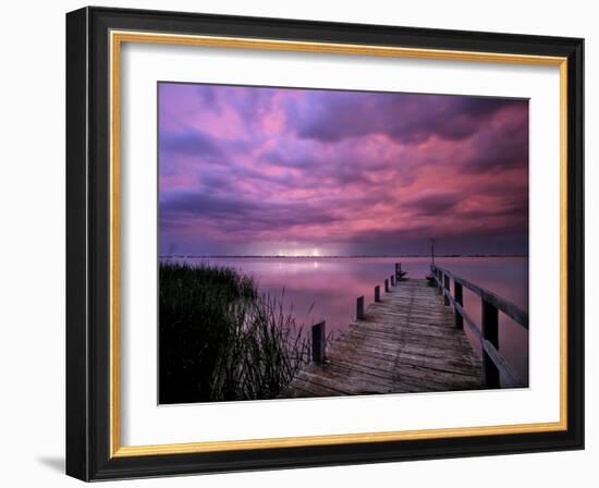 Dark and Stormy-Wayne Bradbury-Framed Photographic Print