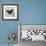 Dark Blue Butterfly-Alan Hopfensperger-Framed Art Print displayed on a wall