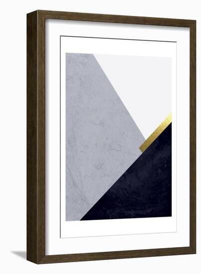 Dark Blue Mountains 1-Urban Epiphany-Framed Premium Giclee Print