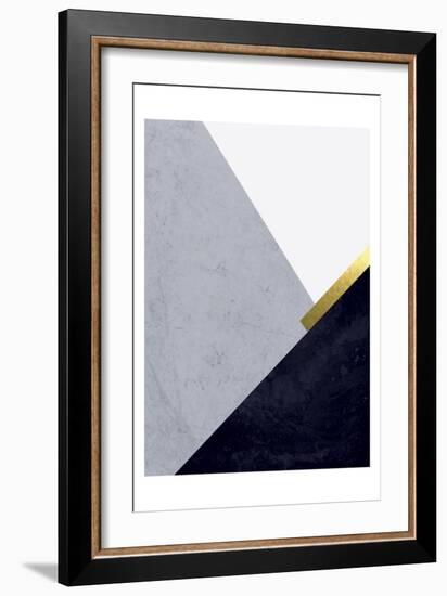 Dark Blue Mountains 1-Urban Epiphany-Framed Premium Giclee Print