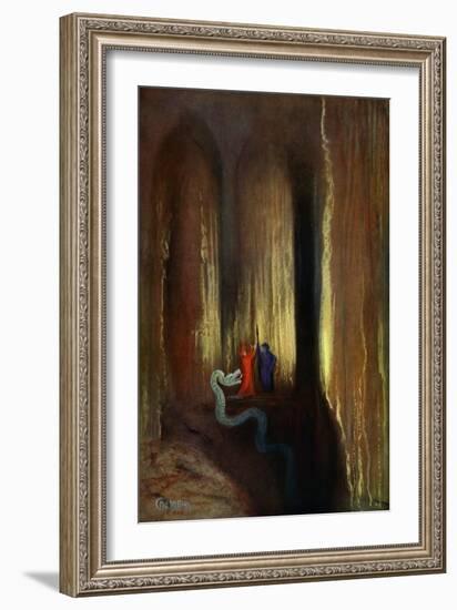 'Dark Cavern', 1906-Unknown-Framed Giclee Print