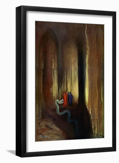 'Dark Cavern', 1906-Unknown-Framed Giclee Print