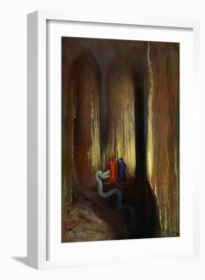 'Dark Cavern', 1906-Unknown-Framed Giclee Print