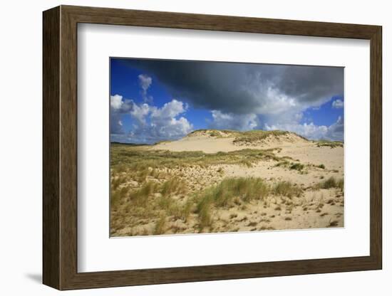 Dark Clouds over the Dune Landscape on the Big Drifting Dune at Listland-Uwe Steffens-Framed Photographic Print