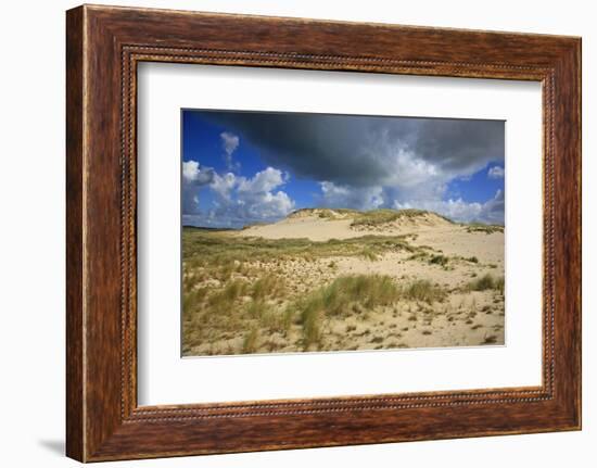 Dark Clouds over the Dune Landscape on the Big Drifting Dune at Listland-Uwe Steffens-Framed Photographic Print