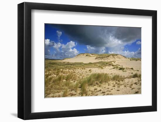 Dark Clouds over the Dune Landscape on the Big Drifting Dune at Listland-Uwe Steffens-Framed Photographic Print