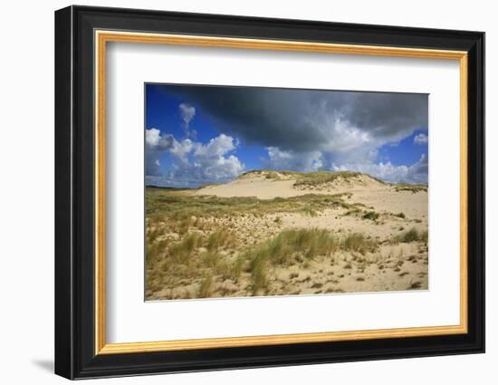 Dark Clouds over the Dune Landscape on the Big Drifting Dune at Listland-Uwe Steffens-Framed Photographic Print