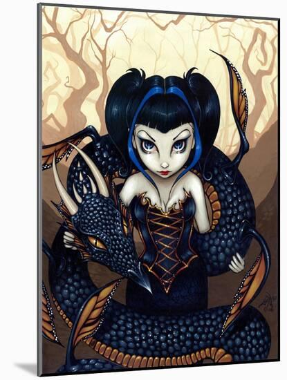 Dark Dragon-Jasmine Becket-Griffith-Mounted Art Print