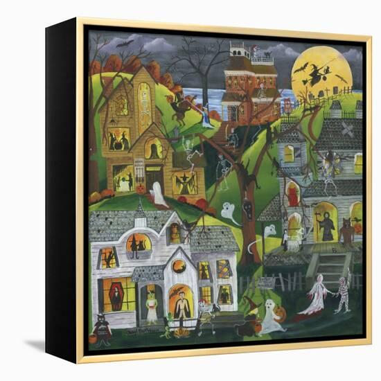 Dark, eerie, and full of treats-Cheryl Bartley-Framed Premier Image Canvas