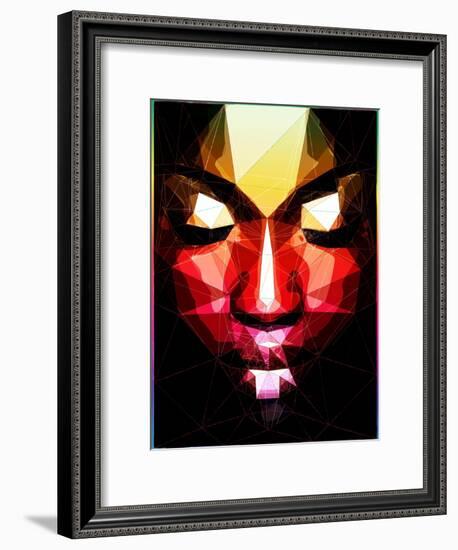 Dark Face-Enrico Varrasso-Framed Art Print