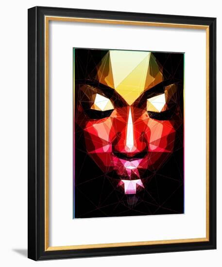 Dark Face-Enrico Varrasso-Framed Art Print