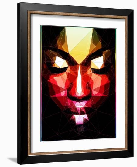 Dark Face-Enrico Varrasso-Framed Art Print