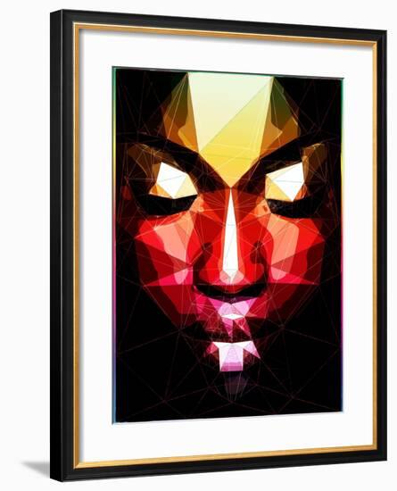 Dark Face-Enrico Varrasso-Framed Art Print