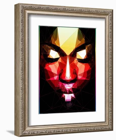 Dark Face-Enrico Varrasso-Framed Art Print